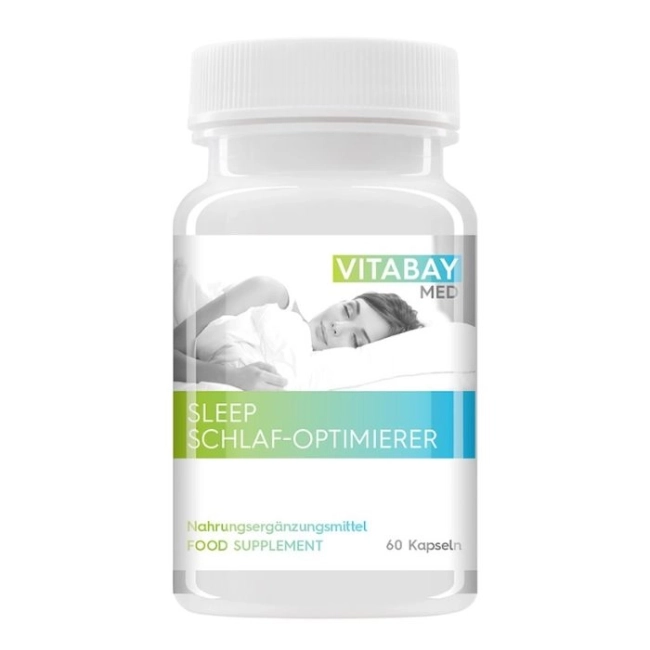 Vitabay Стрес и безсъние - Маточина Sleep Schlaf Optimizer MED, 60 V капсули