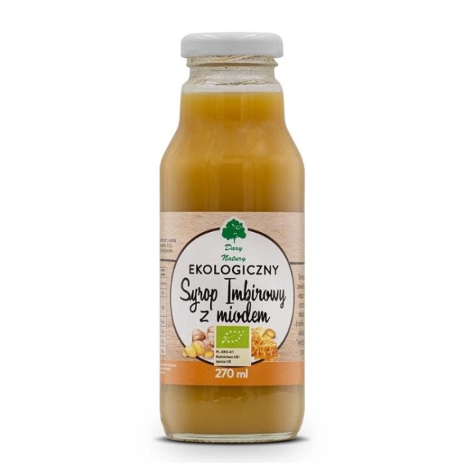 Dary Natury Джинджифилов сироп с пчелен мед Био, 270 ml