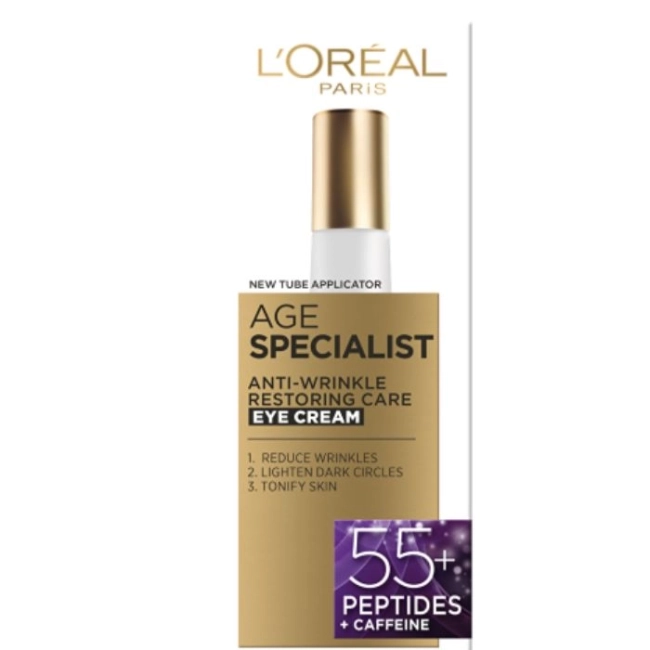 L’Oreal Age Specialist 55+ Околоочен крем против стареене 15 мл