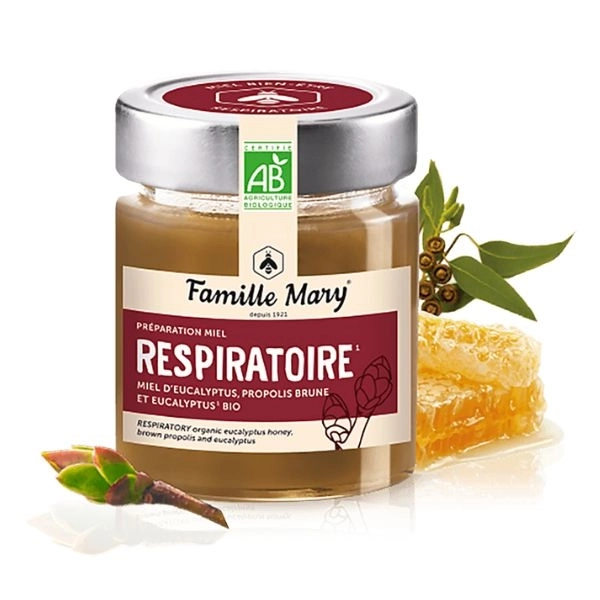 Famille Mary Пчелен мед от евкалипт с кафяв прополис и евкалипт БИО, 170 g