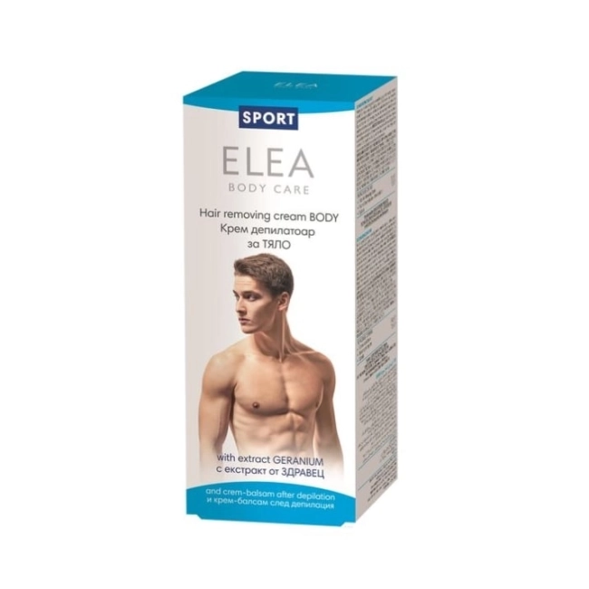ELEA КРЕМ ДЕПИЛАТОАР СПОРТ ЗА МЪЖЕ 