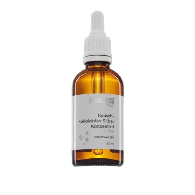 Vitabay Йонен колоиден сребърен концентрат 1200 PPM, 50 ml