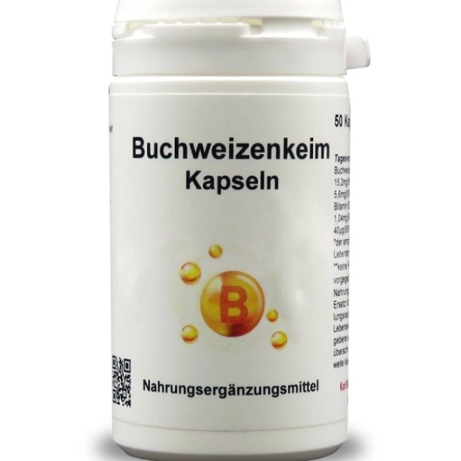 Karl Minck Buchweizenkeim - Зародиш от елда - В подкрепа на нервната система, 50 капсули
