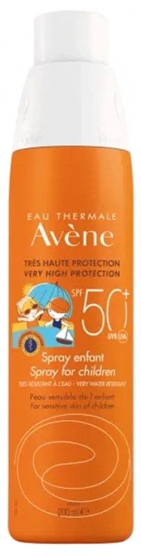 Avene Слънцезащитен спрей за деца за чувствителна кожа SPF50+ 200 мл
