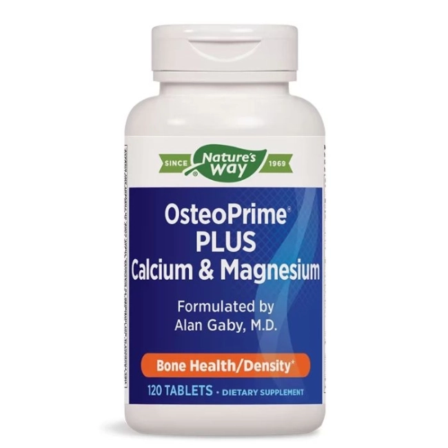 Nature’s Way Костна плътност и защита от остеопороза - OsteoPrimePLUS - Витамини, минерали и микроелементи, 120 таблетки