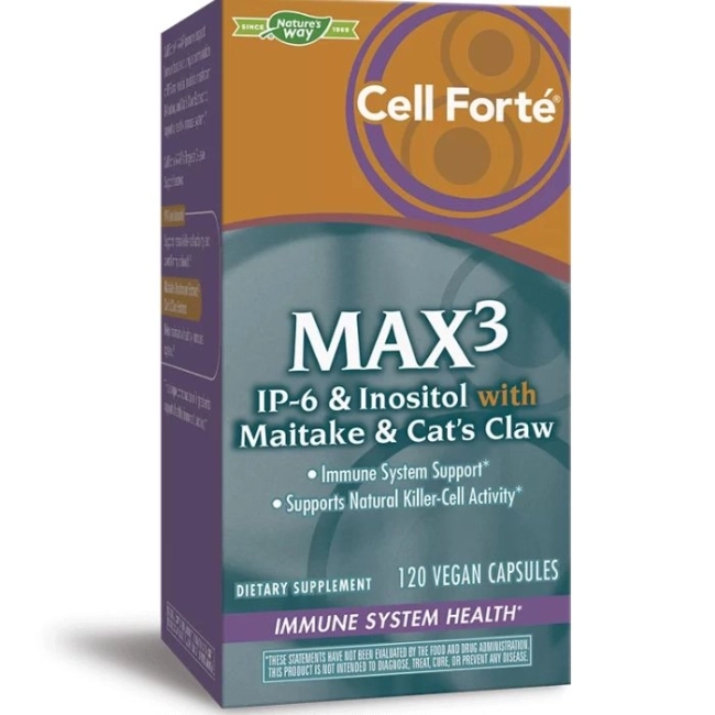 Nature’s Way Мощна имунна подкрепа и възстановяване на жизнените сили - Cell Forté MAX³ формула, 120 капсули