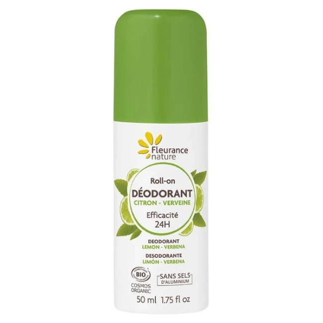 Fleurance Nature Рол он дезодорант с лимон и върбинка, 50 ml