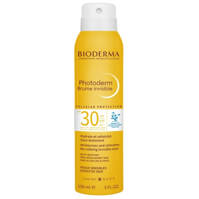 Bioderma Photoderm Слънцезащитен прозрачен спрей SPF30 150 мл