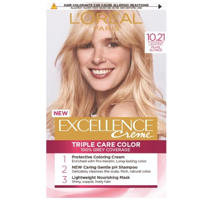 L’Oreal Excellence Creme Боя за коса 10.21 Lightest Pearl Blonde