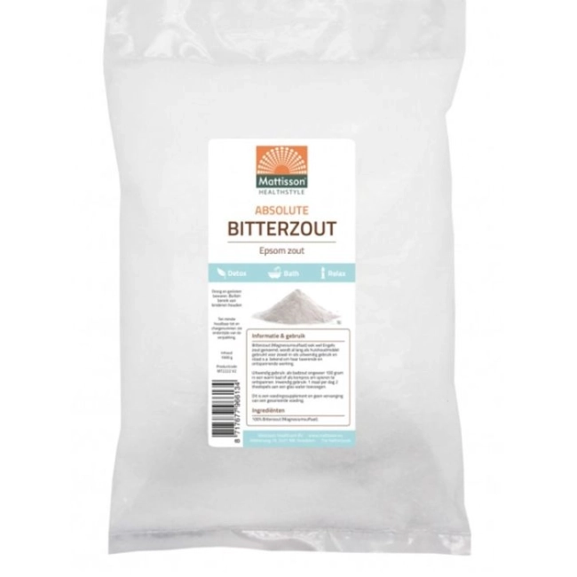 Mattisson Healthstyle Английска сол (Maгнезиев сулфат), 1 kg