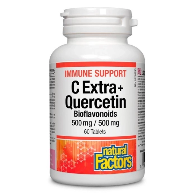 Natural Factors Immune Support C Extra + Quercetin Bioflavonoids x 60 капсули