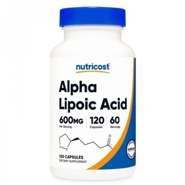 Nutricost Диабет - Алфа-липоева киселина, 300 mg x 120 капсули