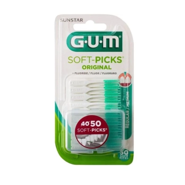 GUM Клечки за зъби с мек накрайник 50 бр. блистер