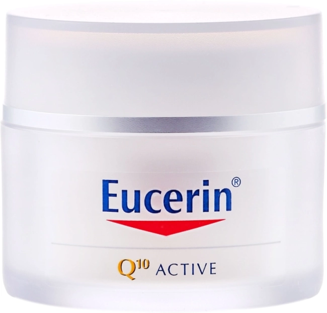 Eucerin Q10 Active Дневен крем против бръчки за суха и чувствителна кожа 50 мл