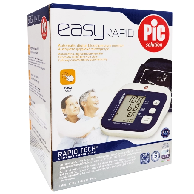 PIC Easy Rapid Автоматичен дигитален апарат за измерване на кръвно налягане +АДАПТЕР
