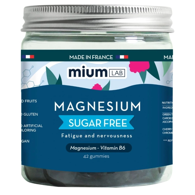 Миум Лаб МАГНЕЗИЙ Желирани дражета х 42 броя/Mium Lab MAGNESIUM Gummies