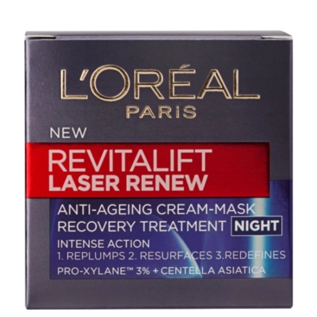 Loreal Revitalift Laser Нощен крем против бръчки х50 мл