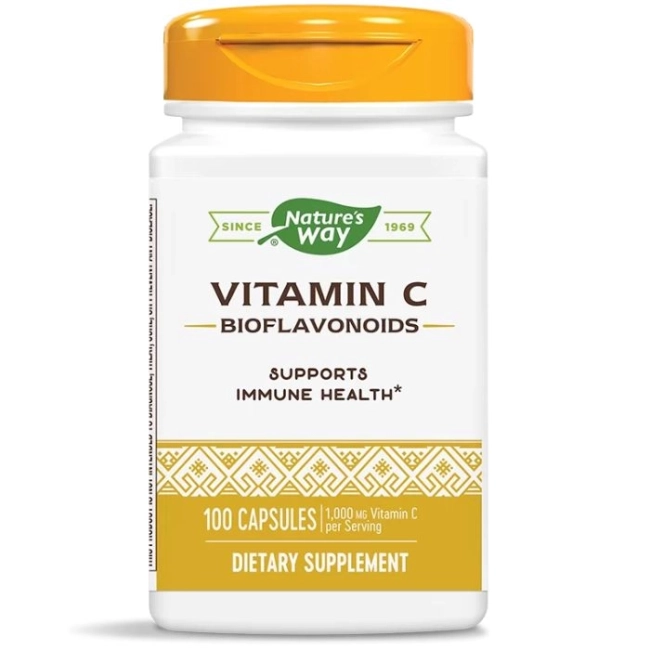 Nature’s Way Витамин С и биофлавоноиди от цитруси, 500 mg, 100 капсули