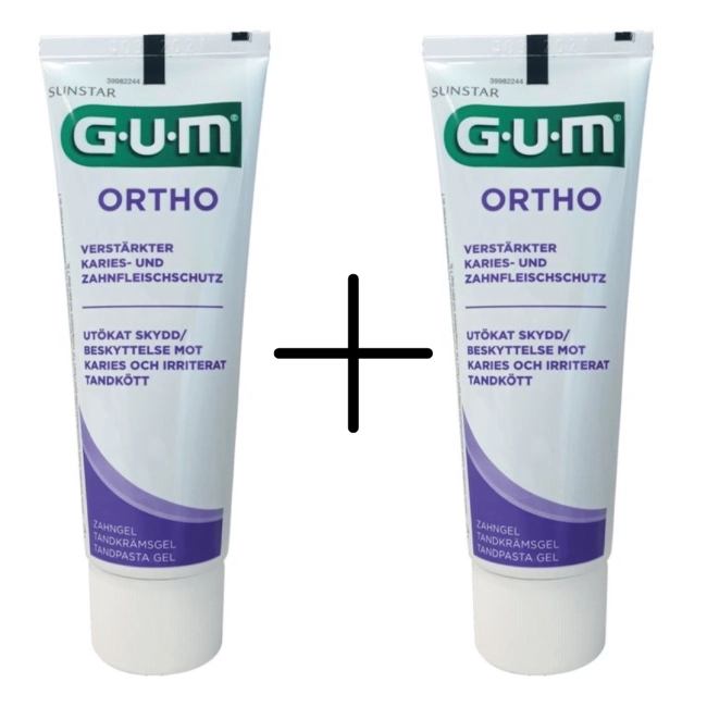 DUO GUM Ortho Паста за зъби 2 x 75 мл