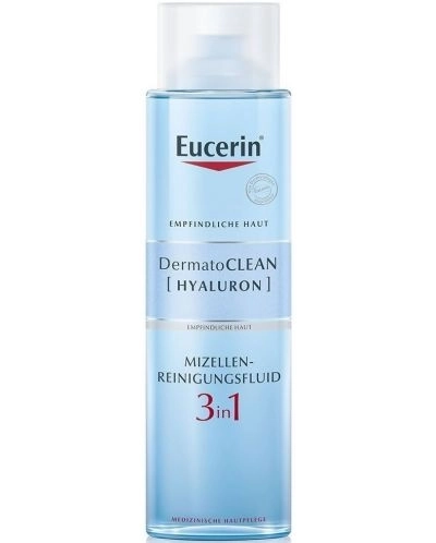 Eucerin DermatoClean Hyaluron Мицеларна почистваща вода 3в1 за всеки тип кожа 200 мл