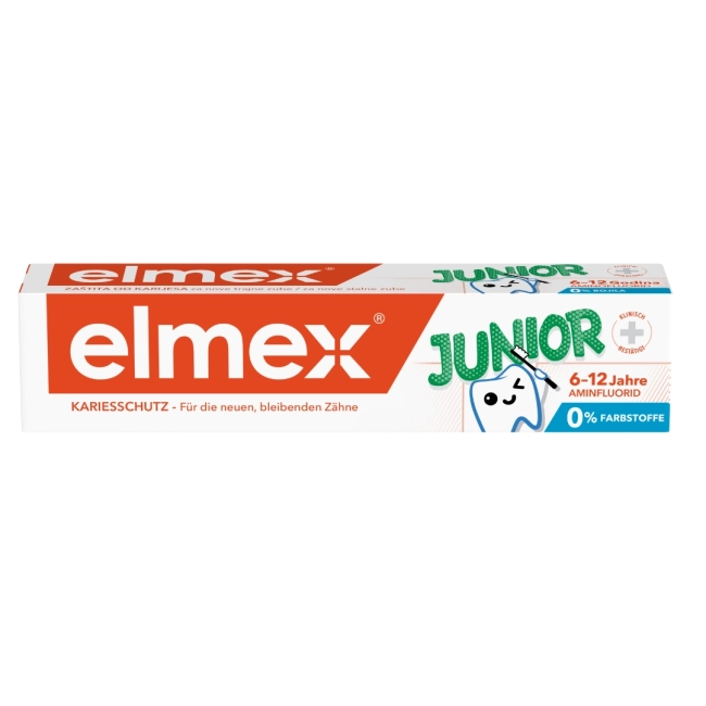 Elmex Junior Детска паста за зъби 6-12 г 75 мл