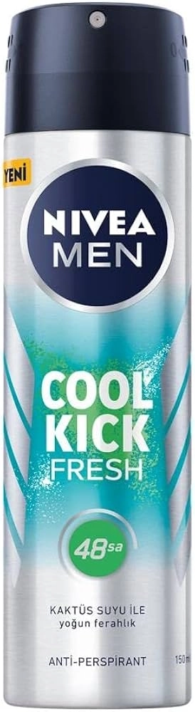 Nivea Cool Kick Fresh Дезодорант спрей против изпотяване за мъже 150 мл