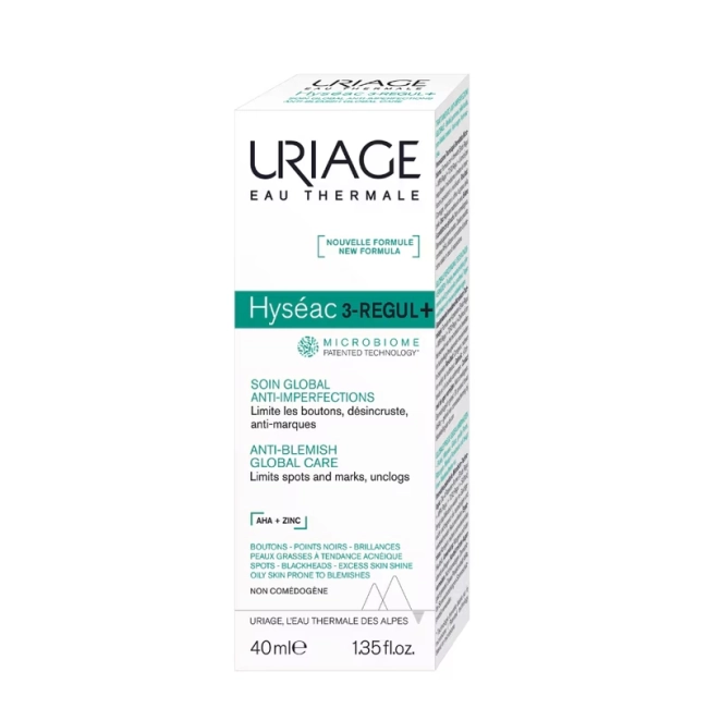 URIAGE Hyseac 3-REGUL Цялостна грижа срещу несъвършенства 40 мл