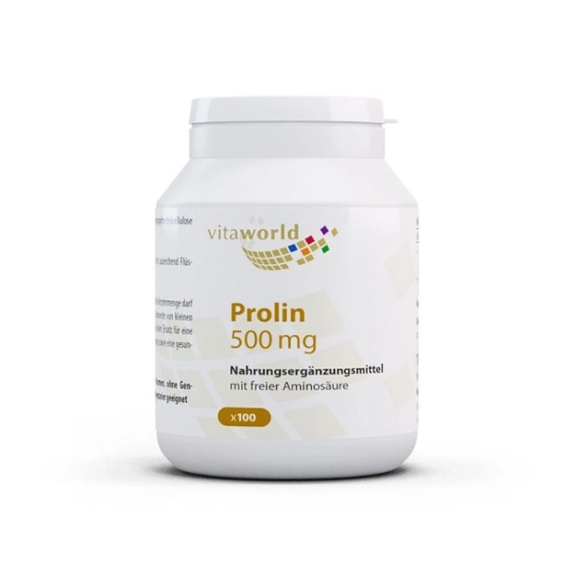 Vita World Prolin / Пролин 500 mg, 100 капсули