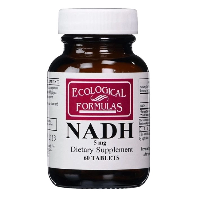 Ecological Formulas Никотинамид Аденин Динуклеотид - Антиейджинг грижа, 60 таблетки