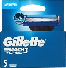 Gillette Mach3 Turbo Ножчета за бръснене 5 броя