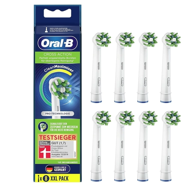 Oral-B CROSS Action Резервна глава за електрическа четка 8 броя
