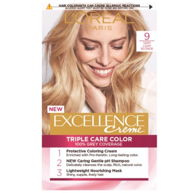 L’Oreal Excellence Creme Боя за коса 9 Very Light Blonde