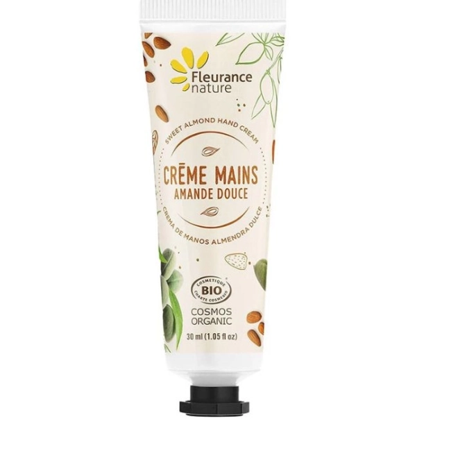 Fleurance Nature Крем за ръце с масло от сладък бадем, масло от Ший, Алое Вера, 30 ml