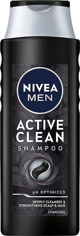 Nivea MEN Active Clean Шампоан за мъже с активен въглен 250 мл