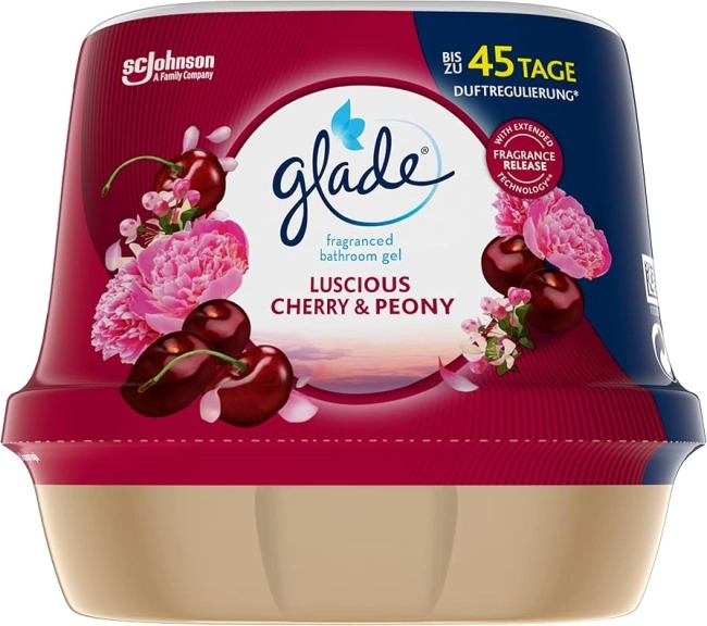 Glade Ароматизиращ гел за баня Череша и Божур, 180 g
