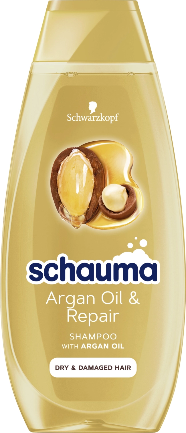 Schauma Argan Oil & Repair Възстановяващ шампоан за суха и увредена коса с арганово масло 400 мл