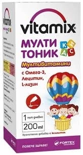 ВИТАМИКС МУЛТИ ТОНИК KIDS сироп 200мл.