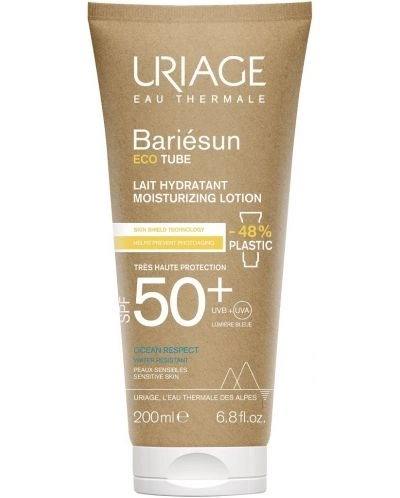 Uriage Bariesun Слънцезащитен лосион Lait Cart, еко опаковка, SPF50+, 200 мл