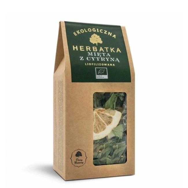 Dary Natury Лиофилизиран билков чай Мента с лимон Био , 25 g