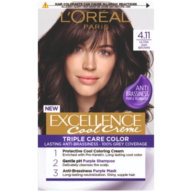 L’Oreal Excellence Cool Creme Боя за коса 4.11 Ultra Ash Brown