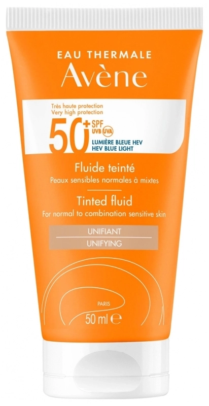 Avene SUN Tente Fluide Слънцезащитен оцветен флуид SPF50+ 50 мл