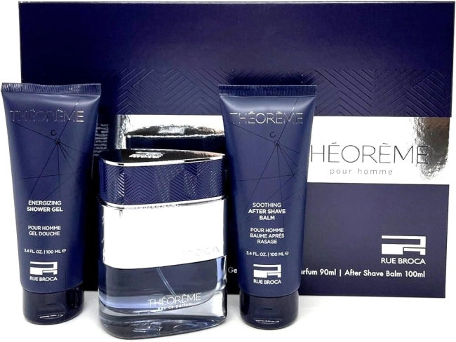 Afnan Rue Broca Théorème Homme Комплект за Мъже - EDP 90 ml + афтършейв балсам 100 ml + душ гел 100 ml