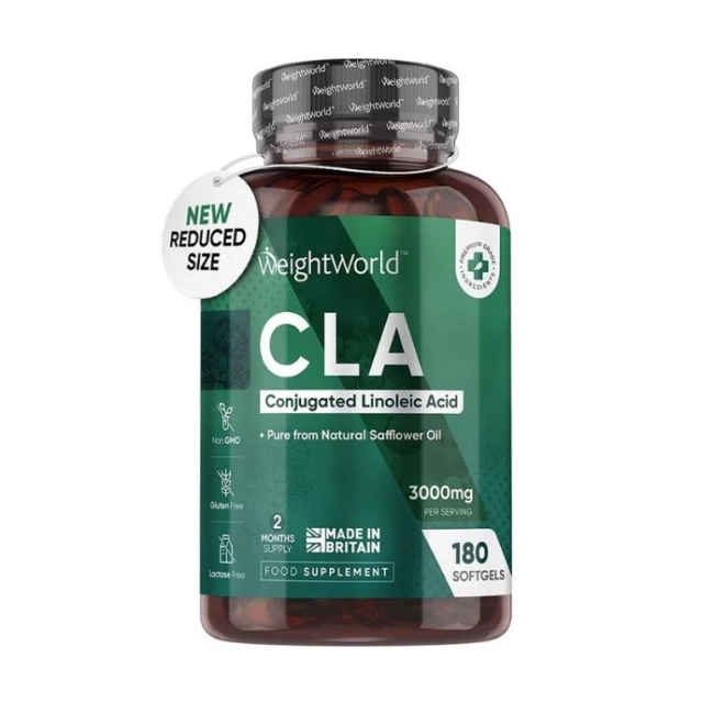 WeightWorld CLA - Конюгирана линолова киселина, 3000 mg x 180 софтгел капсули