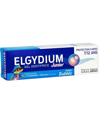 Elgydium Junior Паста за зъби с вкус на дъвка 7-12 год. 50 мл
