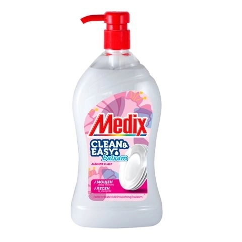 Medix Clean & Easy Концентриран гел за съдове - помпа Jasmine & Lily x800 мл