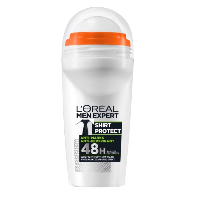 L’Oreal Men Expert Shirt Protect Део рол-он против изпотяване за мъже 50 мл