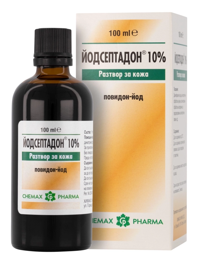 ЙОДСЕПТАДОН сол.10% 100мл.