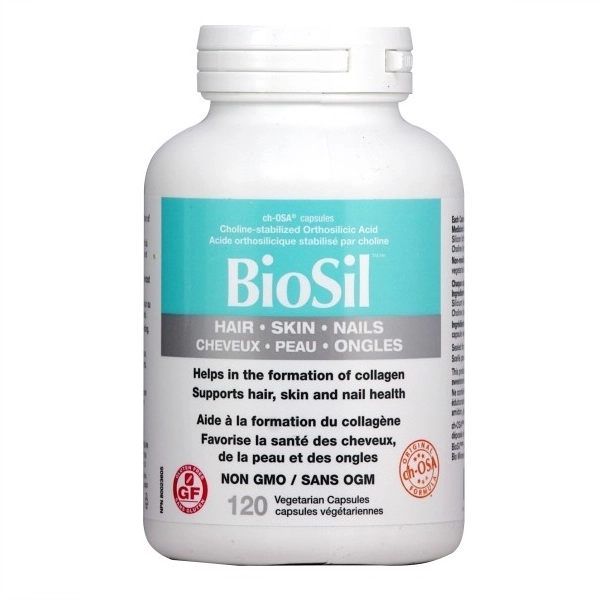 Natural Factors BioSil™ Hair, Skin & Nails / Коса, кожа и нокти x 120 капсули