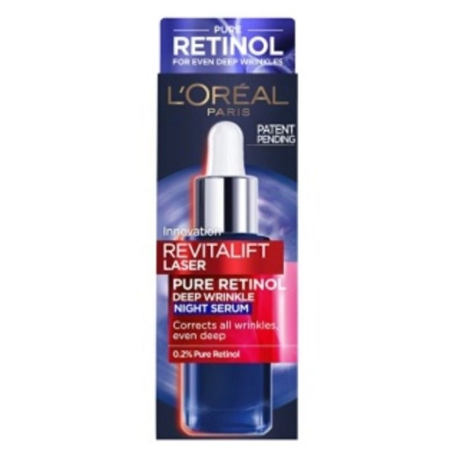 Loreal Revitalift DERMO REVITALIFT LASER X3 RETINOL Серум нощен 30мл