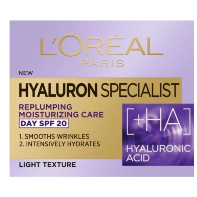 L’Oreal Hyaluron Specialist Дневен крем за лице с хиалуронова киселина SPF20 50 мл